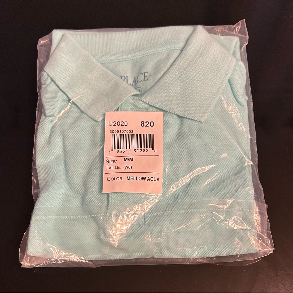 The Children’s Place Mellow Aqua Boys Polo Shirt